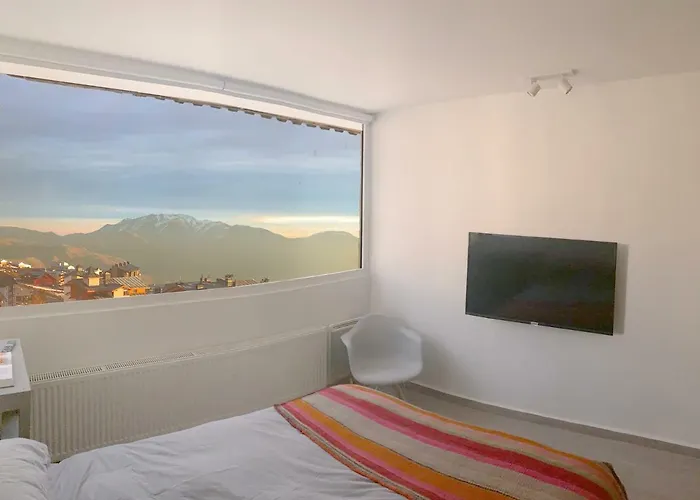 NEW LOFT, SKI IN&OUT EL COLORADO, 4 personas, con piscina, caminado a pistas, Sanitizado